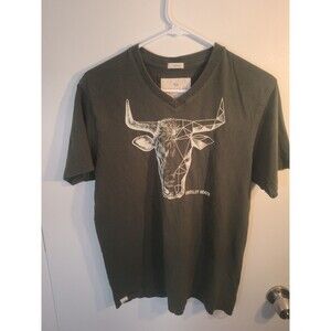 Kingsley Heath Green T Shirt African Luxury Men's  Size Medium Designed Africa